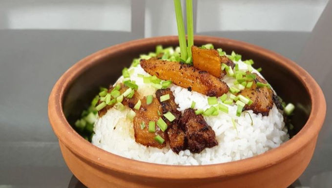 Arroz con manguo (riz à la mangue)