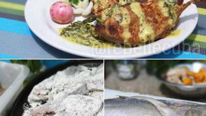 Darnes de poisson frits (Ruedas de pescado frito)