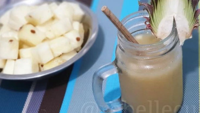 Jus d'épluchures d'ananas