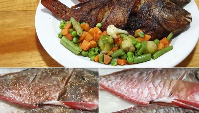 Pescado frito cubano
