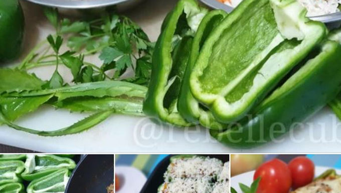 Piments farcis à la viande (Pimientos rellenos)