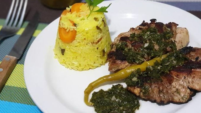 Poulet grillé maison